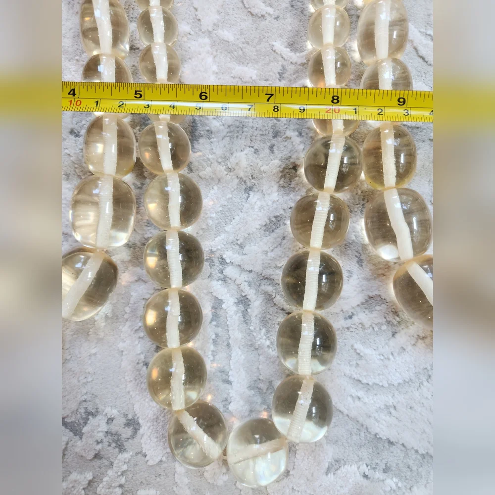 Chunky Acrylic Statement Necklace w/Screw Clasp - Rounds - Picture 13 of 17